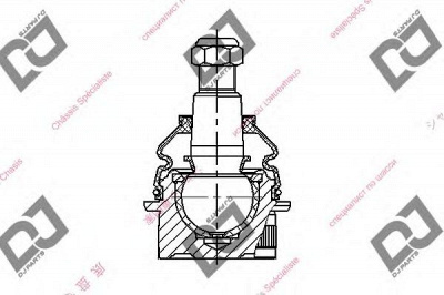 DJ PARTS db1071 -  Несущий / направляющий шарнир